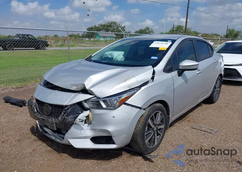 2021 Nissan Versa Sv Xtronic Cvt из США, поврежденный, VIN 3N1CN8EV0ML824187